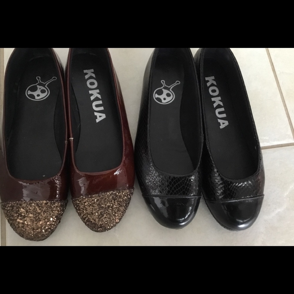 Kokua Euro size 37, from Spain $55 for the 2 pairs